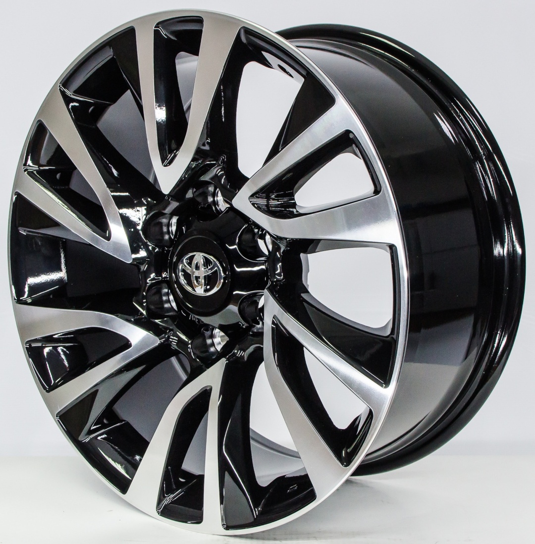 Toyota 871 8x18/6x139.7 D106.1 ET25 4 диска черный, серебристый