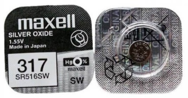 Батарейка SR516 Maxell 1 шт