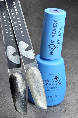 Family nails гель-лак Moon starry №1 глянцевое 7 мл