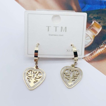 Серьги Xuping Jewelry бижутерный сплав, ювелирный сплав, медицинское золото, без вставок