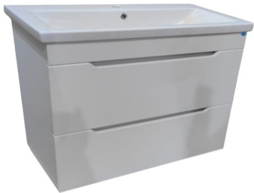 Тумба без раковины ORBITA-4 NI8002BSBel, 80x58x43 см, белый