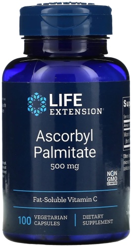 Life Extension витамин Ascorbyl Palmitate 500 мг 100 капсул