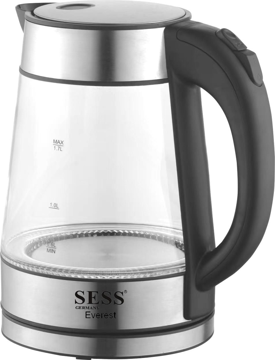 Электрочайник Sess SS-201 Everest серебристый