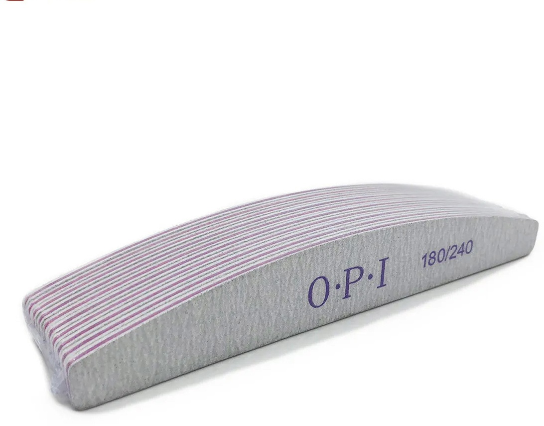 OPI маникюрная пилка, педикюрная пилка 180/240 грит 25 шт