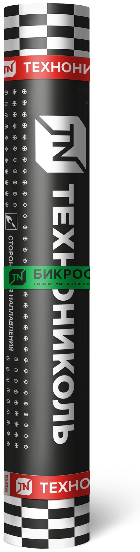 ТЕХНОНИКОЛЬ бикрост 1х10 м, серый