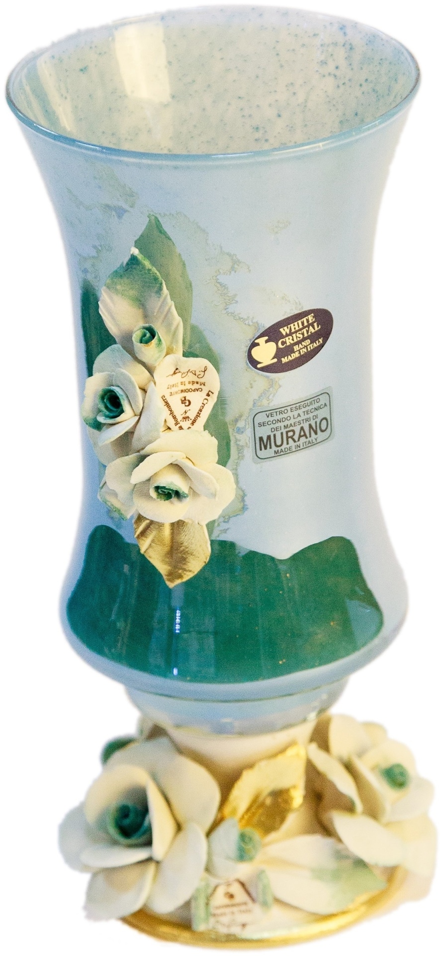white cristal ваза 10 см CD4055-SRD-S-C, стекло