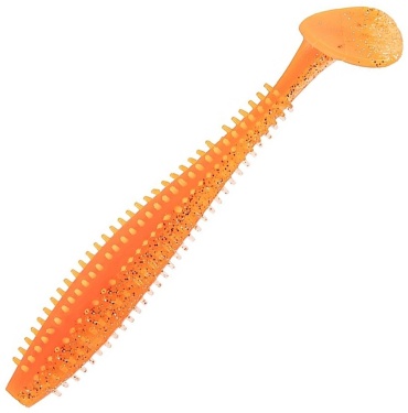 Мягкая приманка Helios Shaggy Orange &amp; Sparkles HS-16-022-N-30 3.9g 85мм 8 шт 85 мм