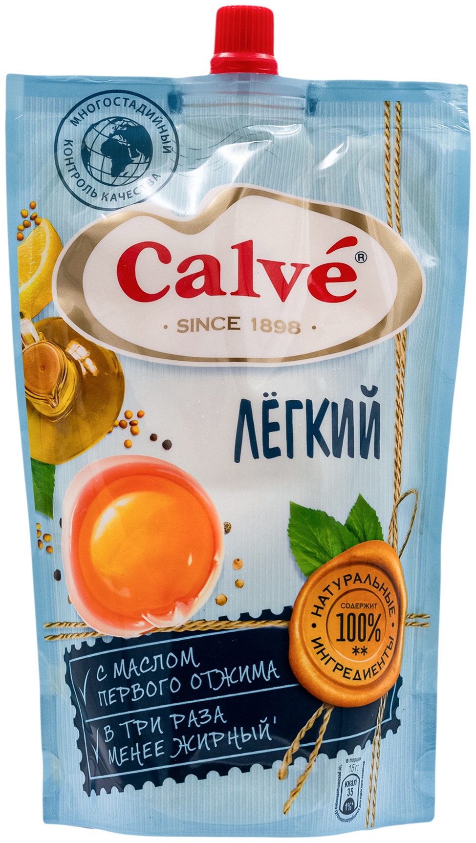 Майонез Calve легкий 20% 400 г