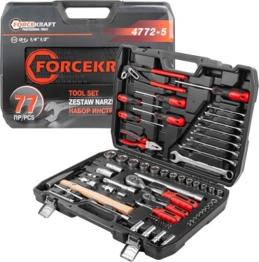 Набор универсальный 77 в 1 ForceKraft FK-4772-5