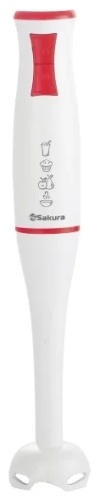 Блендер погружной Sakura SA-6235P белый, красный