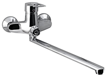 Смеситель для ванны G-Ferro Hansberg Chr-006 Euro, силумин, цвет хром