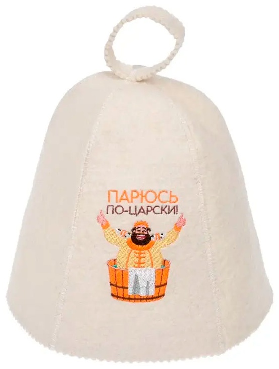 Банные штучки банная шапка Парюсь по-царски 41178 1 шт