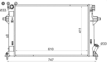 Радиатор основной SG-HY0012-1