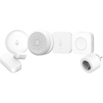 Комплект умного дома Aqara датчик открытия, протечки, температуры и влажности, розетка, кнопка, шлюз