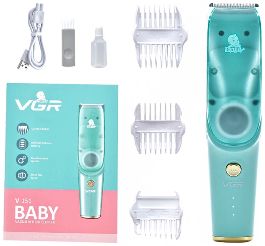VGR Professional триммер V-151 голубой, бирюзовый