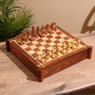 Нарды и шашки 3 в 1, шахматы дерево, металл 35x35 см