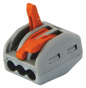 Набор клемм UNIT 222-413 от 0.08 до 2.5 кв.мм, 6 шт