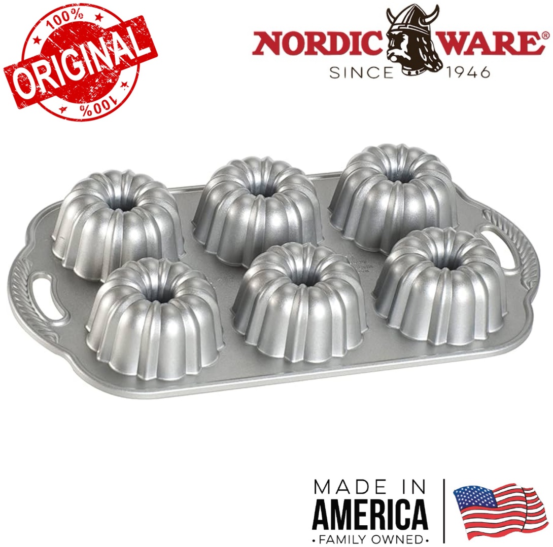 NORDIC WARE USA форма Platinum Bundtlette, металл