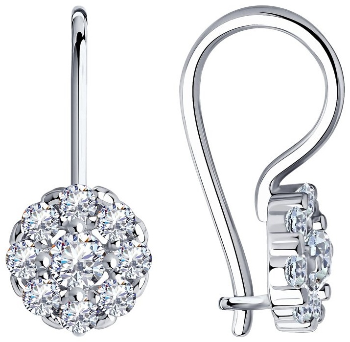 Diamant 94-120-00677-1 1.76 г серебро, фианит