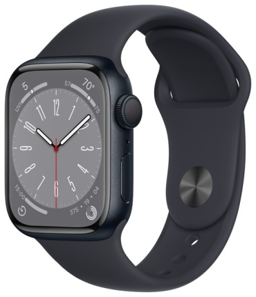 Apple Watch Series 8 45 мм Aluminum черный