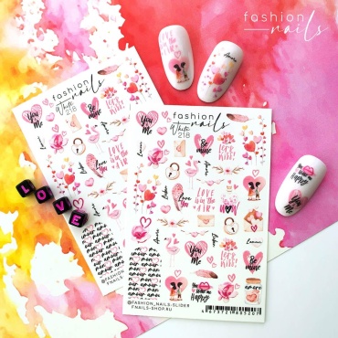 Fashion Nails слайдеры White 218 1 шт