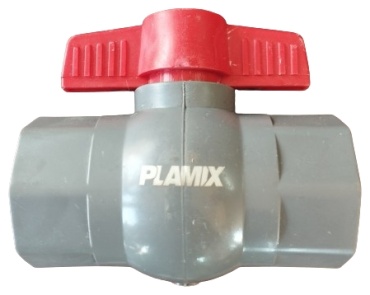 PLAMIX муфтовый (BP/BP) PVF-1 1/4 Ду 32 (1 1/4)