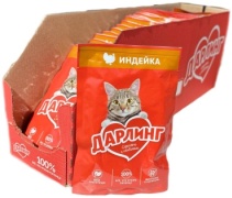 Darling кусочки в соусе индейка 75 г 26 шт