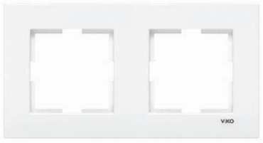 Viko by panasonic 90960201 KARRE ECO Рамка 2-ая белая VIKO , белый