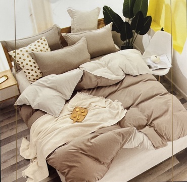 Комплект Kafuman Delight 1.5-спальный хлопок, сатин, 1 наволочка: 42x72 см
