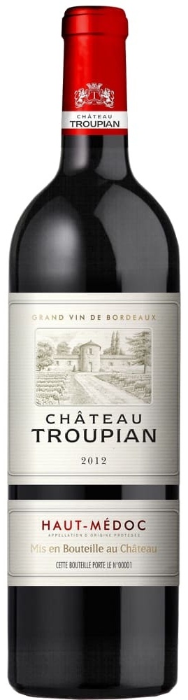 Купить Вино Chateau Troupian Haut Medoc сухое красное 13.5% 750 мл в ...