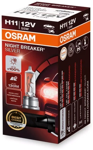Osram 64211NBS галогенная H11, 1 шт