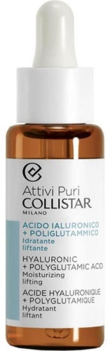 Collistar сыворотка Pure Active Hyaluronic Acid + Polyglutamic для лица 30 мл