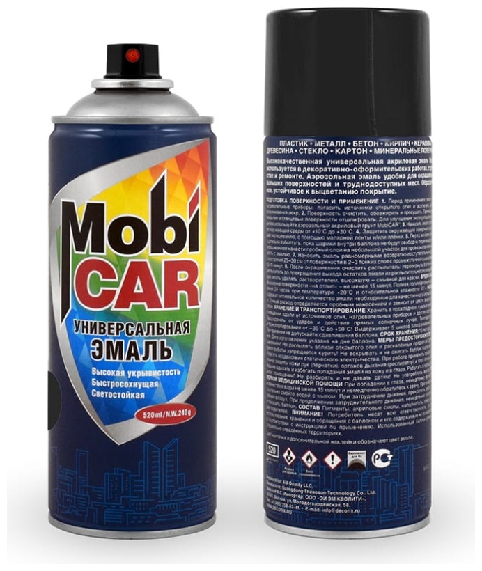 MobiCAR автоэмаль 0501-601 MC черный
