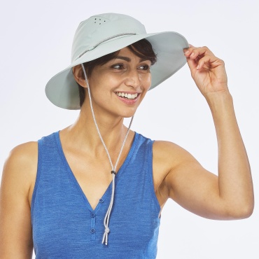 Шляпа Decathlon размер 60, зеленый