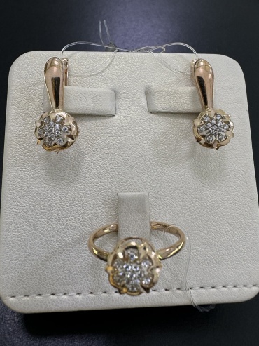 Diamond Exclusive 532122 вес 3.86 г золото, без вставок