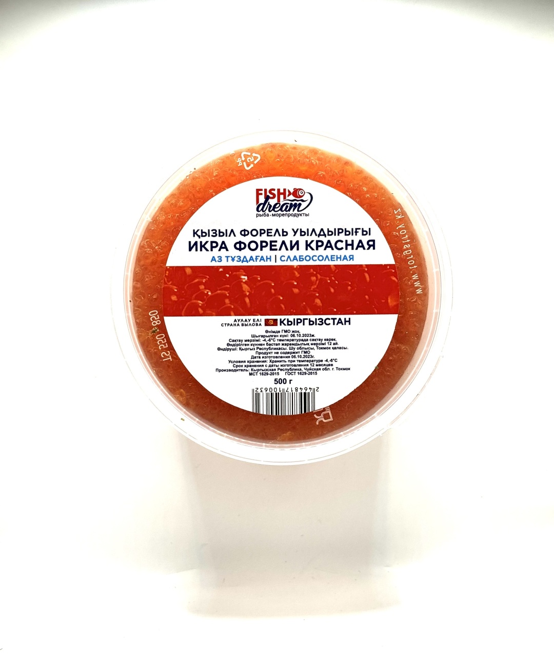 Икра натуральная Fishdream икра красная форель 500 г