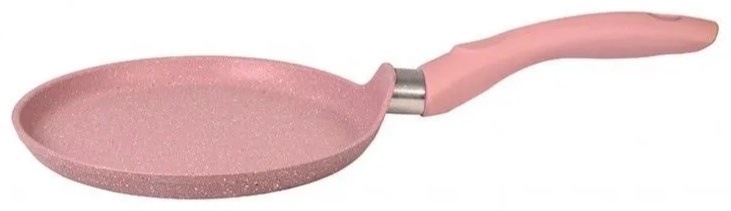 Блинная сковорода Kukmara Trendy style Rose 22 см с антипригарным покрытием, алюминий