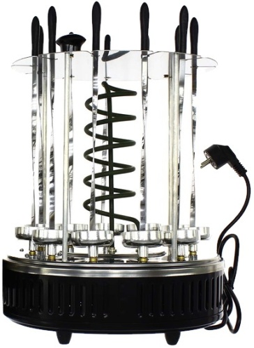 Шашлычница Haeger HG-8628 черный, серебристый