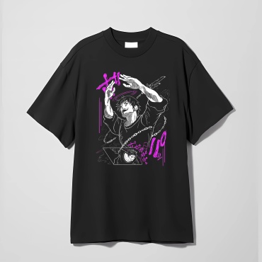 Футболка Nakama Unisex Аниме Магическая битва Фушигуро Тоджи черный
