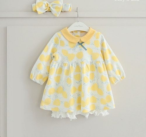 Повседневное платье Cuby n mom желтый