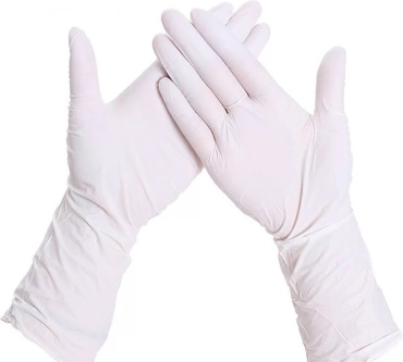Медицинские перчатки Biohandix латекс 1 шт белый M