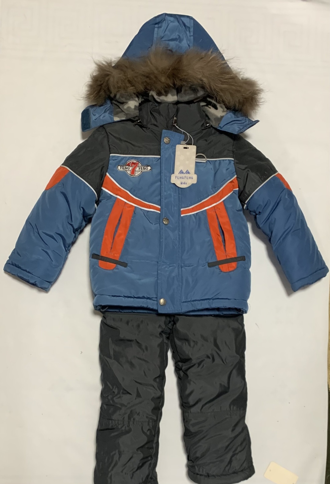 Комбинезон с брюками Fei Yang Kids голубой, графит