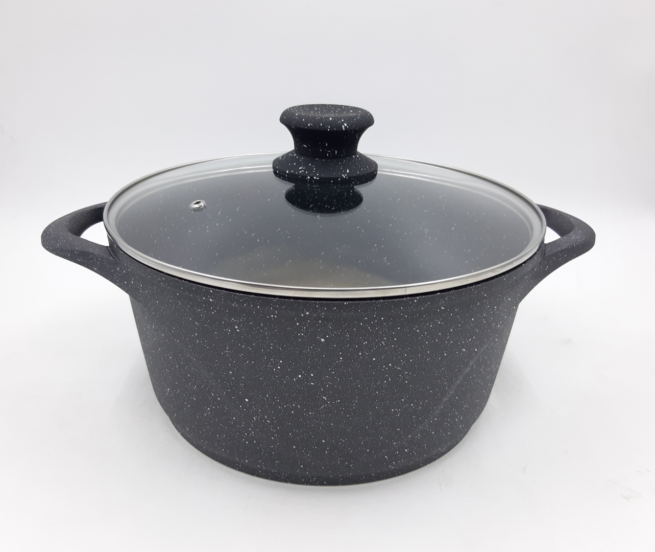 Кастрюля 6 л, Vicalina Casserole VL0126 мраморная крошка