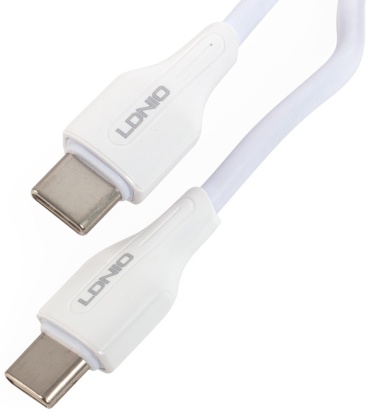 Кабель LDNIO USB TypeC (M), 1 м, LC121-C белый