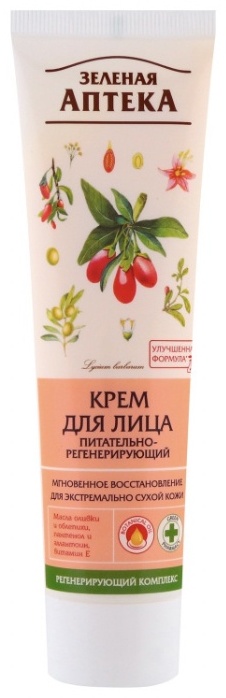 Купить Зеленая аптека крем Питательно-регенерирующий для лица 100 мл в ...