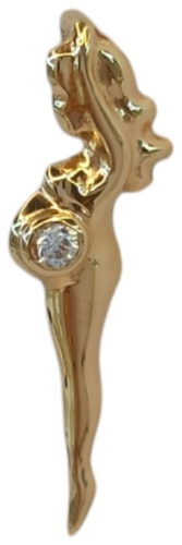 Подвеска Gaukhar Jewelry GJ0753-P вес 1.02 г золото, фианит