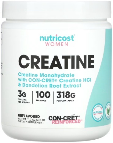 Креатин Nutricost Creatine for Women нейтральный 318 г
