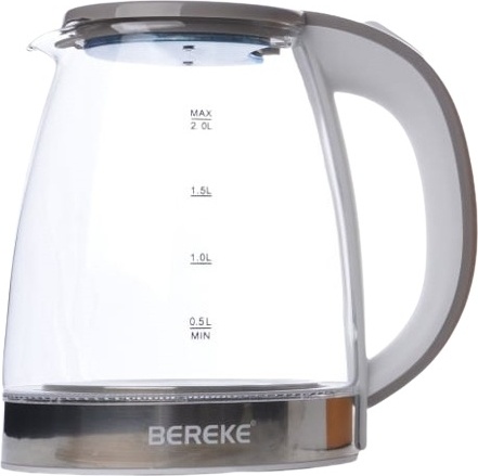 Электрочайник BEREKE BR-310X белый, серебристый