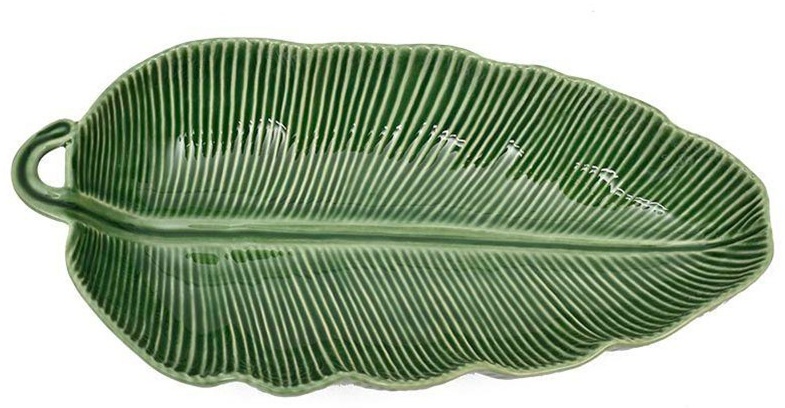 Блюдо Bordallo Pinheiro Banana madeira 39х20 см, керамика, 1 шт