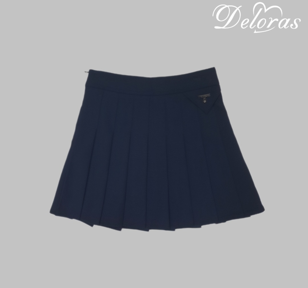 Школьная юбка трапеция Deloras синий